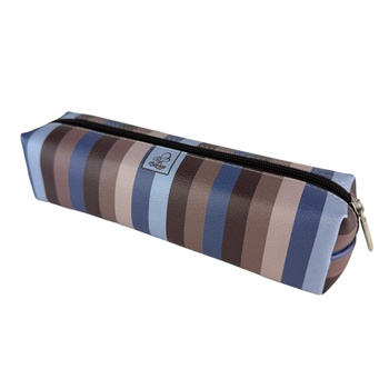 Piórnik szkolny młodzieżowy prostokąt kostka Pasy Dry Colors