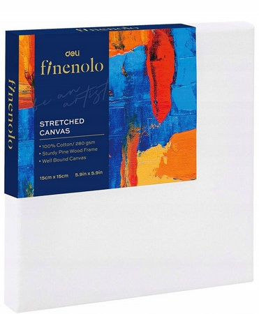 Podobrazie malarskie Finenolo bawełniane 15x15cm