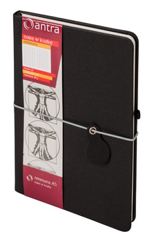 Notes renesans A5 kratka czarny