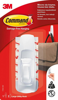 Hak wielokrotnego użytku Command duży biały