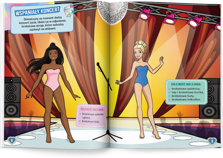 Barbie ubieranki naklejanki SDU-1109