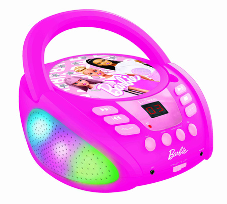 Odtwarzacz CD Bluetooth Barbie Lexibook RCD109BB