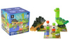 Klocki konstrukcyjne Block&Steps Kraina Dinozaurów +Gra planszowa 3w1