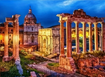 Diamentowa Mozaika Rzym forum romanum NO-2000286