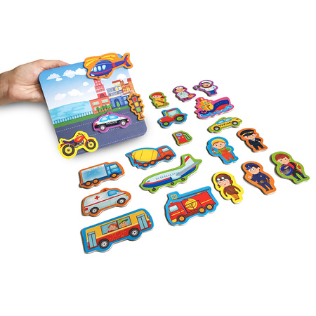 Zestaw magnetyczny z tablicą Transport RK2090-04