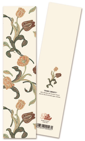 Zakładka do książki 9093 Fiore Liberty Kwiaty vintage