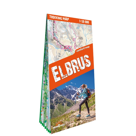 Elbrus trekking map 1:50 000 laminat 2018