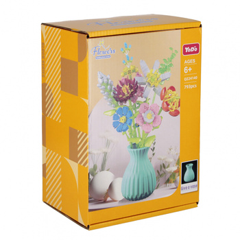 Klocki konstrukcyjne Kwiaty 793 elementów