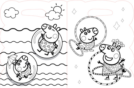 Przebieranki Peppy. Świnka Peppa. SuperKolory