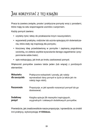 100 pomysłów dla nauczycieli szkół podstawowych i ponadpodstawowych