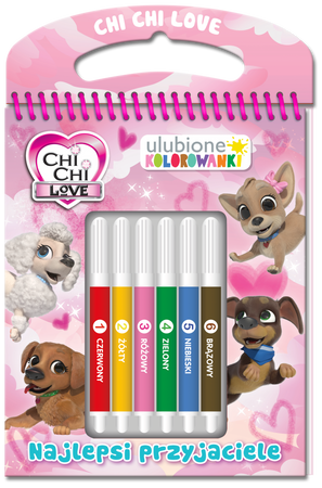 Najlepsi przyjaciele. Chi Chi Love. Ulubione kolorowanki
