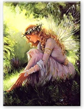 Diamentowa Mozaika Kobieta leśna wróżka NO-1008644