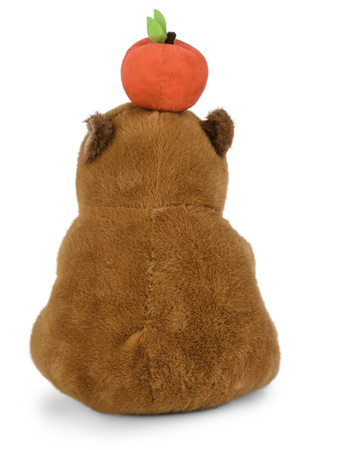 Maskotka Kapibara z jabłkiem 25cm