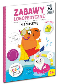 Nie seplenię. Kapitan Nauka. Zabawy logopedyczne. Kapibara Loguś