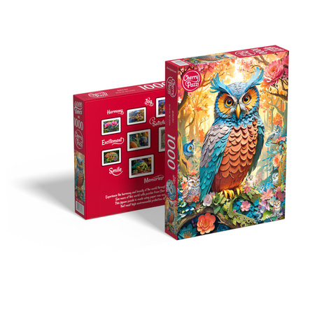 Puzzle 1000 CherryPazzi Quilled Owl 30776