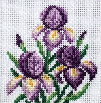 Zestaw do haftu krzyżykowego Irysy