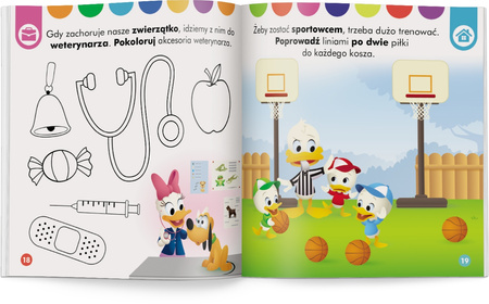 Disney Maluch Elementarz zawodów ćwiczenia HOP-9206