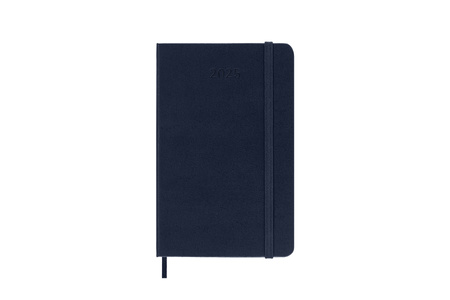 Kalendarz 2025 12M Moleskine P dzienny Sapphire Blue 9x14