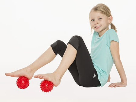 Piłka rehabilitacyjna 9 cm czerwona