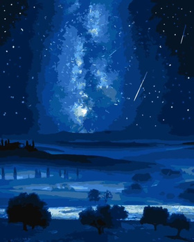 Malowanie po numerach Droga Mleczna 40x50 cm