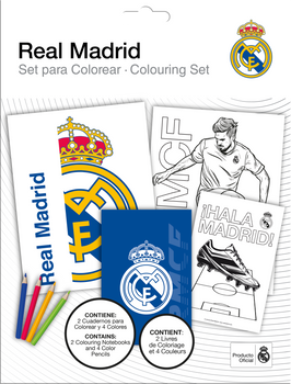 Kolorowanki z kredkami Real Madrid RM00026