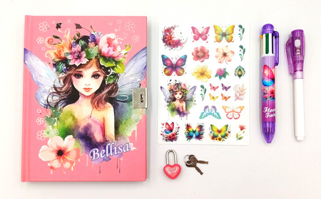 Pamiętnik Flower Fairy Bellisa ToysInn STN 9322