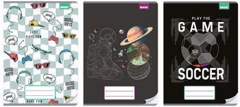 Zeszyt A4 32k. kratka No name chłopiec 1szt.mix