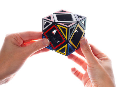 Łamigłówka Hollow Skewb Cube Recent Toys poziom 4/5