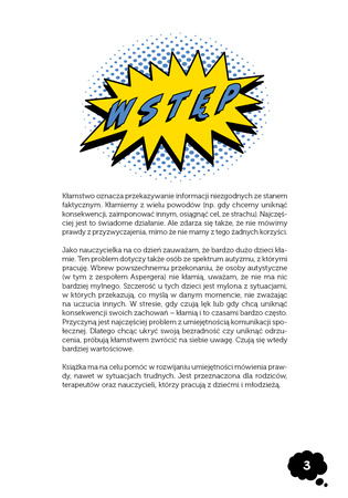 Uczę się mówić prawdę karty pracy rozwijające umiejętność mówienia prawdy dla dzieci i młodzieży w wieku 8−15 lat w tym uczniów ze spektrum autyzmu