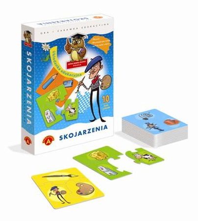 Gra Skojarzenia układanka edukacyjna 1317