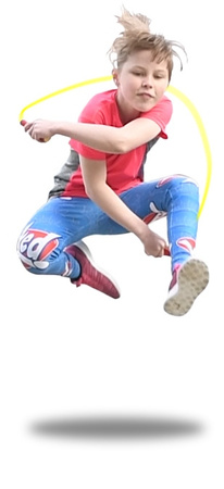 Skakanka Mega Jump Double 1szt. mix kolorów