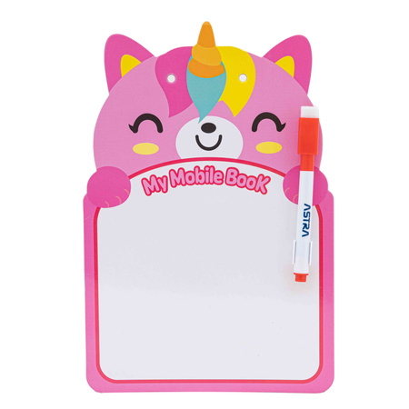 Tablica suchościeralna Astra Fun + marker 1szt.mix