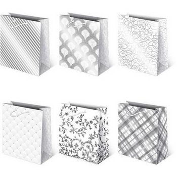 Torebki ozdobne T8A-29 Avantgarde białe 10 sztuk