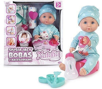 Lalka bobas siusiający edu&fun z akcesoriami