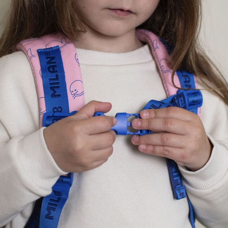 Plecak 1-komorowy Milan kolekcja 460 różowy