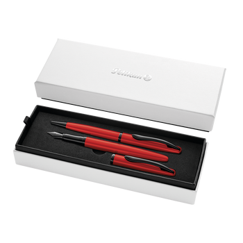 Pióro wieczne Pelikan+ długopis Jazz Noble Elegance Red