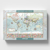 Puzzle 2000 Świat polityczny mapa stylizowana 1:42 000 000