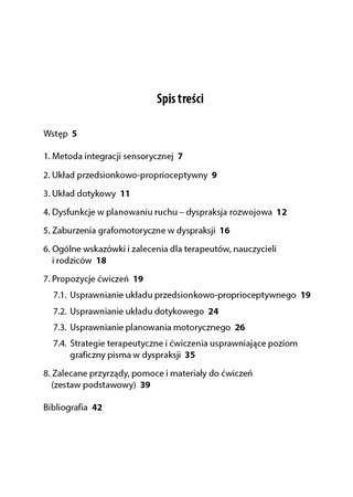 Terapia integracji sensorycznej  zeszyt 1 ćwiczenia usprawniające bazowe układy zmysłowe i korygujące zaburzenia planowania motorycznego