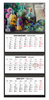 Kalendarz 2026 trzymiesięczny ścienny Exclusive 1szt.mix