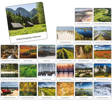 Gra memory Polska krajobrazy