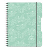 Paczka Kołobrulion A4 80 k. kratka Eco PP pastel mięta 4 szt.