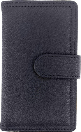 Kalendarz 2026 B6 dzienny z zapięciem ekoskóra granatowy