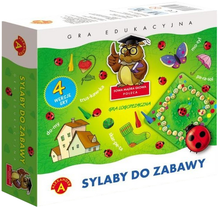 Gra Sylaby do zabawy sowa mądra głowa 0361