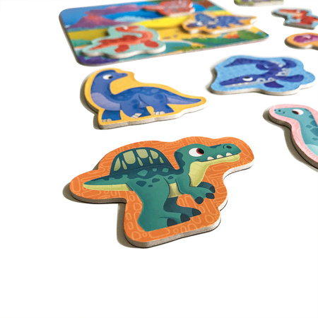 Zestaw magnetyczny z tablicą Dinozaury RK2090-03