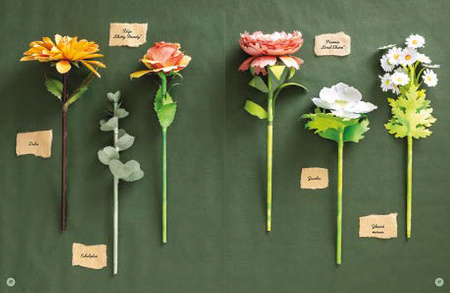 Bukiet z papieru. Wstępnie wykrojone kształty, dzięki którym je stworzysz