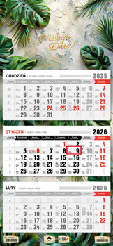Kalendarz 2026 trójdzielny Glamour KT1 V84