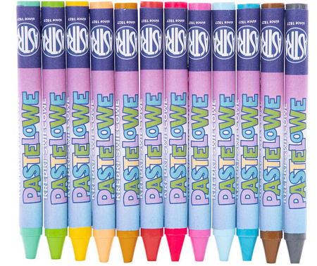 Kredki świecowe pastelowe Astra 12 kolorów 8/90mm