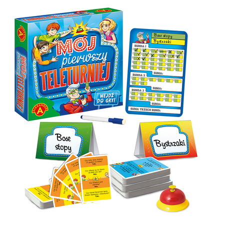 Gra Mój pierwszy teleturniej wersja familijna 1980