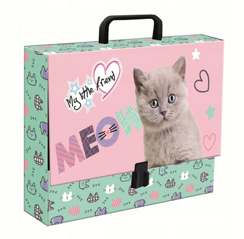 Teczka A4 z rączką XL My little friend Fluffy Kitty