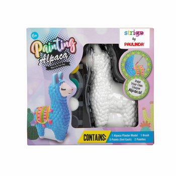 Zestaw kreatywny Strigo pokoloruj swoją figurkę Alpaka